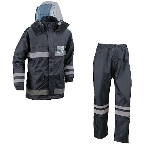 ■船橋 安全レインフルハーネス仕様 ネイビー 7Lサイズ〔品番:FS6000FHNV7L〕【4729165:0】[送料別途見積り][店頭受取不可]