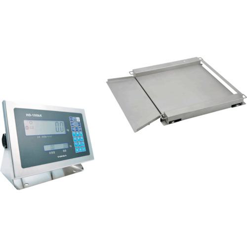 ■TANAKA (特定計量器) 本質安全防爆型 ステンレス製デジタル台はかり 600kg〔品番:UTT2600SBX1000X1000..