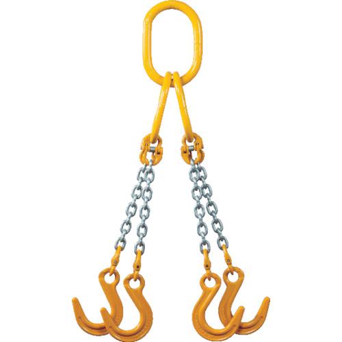 ■象印 チェーンスリング100(アイタイプ)荷重6.4t線径10.0mmL1.5m〔品番:4TGYN10〕【4758358:0】[店頭受取不可]