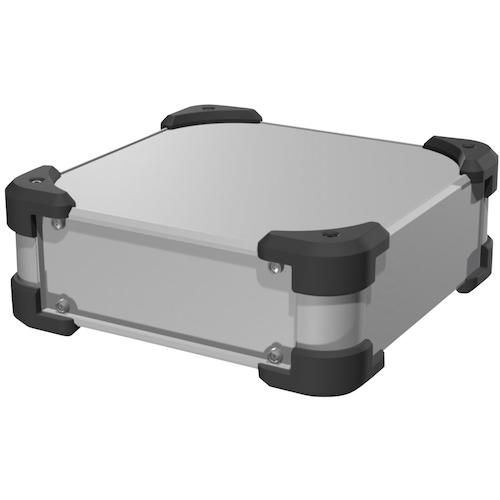 ■タカチ コーナーガード付EMCシールドケース〔品番:AUGE662016SB〕【4767914:0】[法人・事業所限定][外直送元][店頭受取不可]