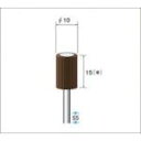 ■ナカニシ フラップサンダー(1Pk(袋)=5本)粒度#120 φ10×幅20mm〔品番:49113〕【4768272:0】[店頭受取不可]