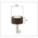 ■ナカニシ フラップサンダー(1Pk(袋)=5本)粒度#600 φ20×幅10mm〔品番:49157〕【4768400:0】[店頭受取不可]