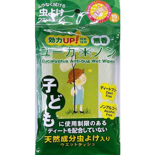 ■グリーンクロス 虫よけウエットティッシュ ユーカノン 箱〔品番:6300032850〕【4785270:0】[法人・事..