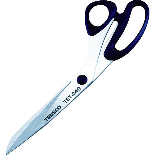 ■TRUSCO ラシャ切りはさみ 240mm〔品番:TST240〕【4789920:0】[店頭受取不可]