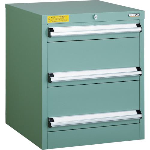 ■TRUSCO VE5S型中量キャビネット 500X550XH600 引出3段〔品番:VE5S606〕【4790405:0】[法人・事業所限定][直送元][店頭受取不可]