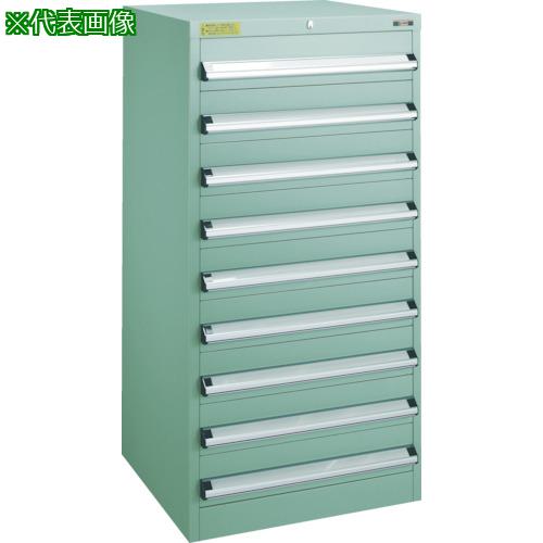 ■TRUSCO VE6S型中量キャビネット 600×550×H1200 引出8段〔品番:VE6S1209〕【4790723:0】[法人・事業所限定][直送元][店頭受取不可]