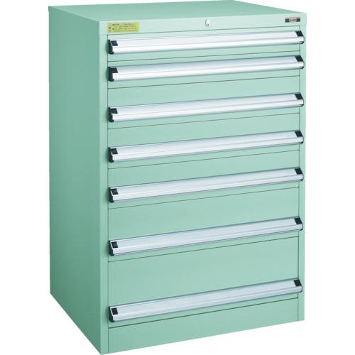 ■TRUSCO VE7S型中量キャビネット 700×550×H1000 引出7段〔品番:VE7S1001〕【4790910:0】[法人・事業所限定][直送元][店頭受取不可]