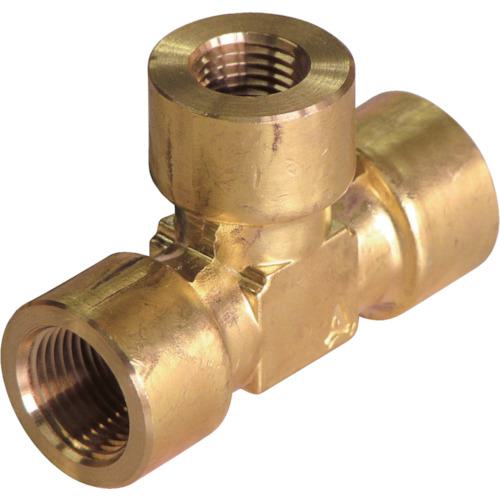 ■ASOH 異径内ネジチーズ PT1/4内×PT1/4内×PT1/8内〔品番:TF1221R〕【4835905:0】[店頭受取不可]