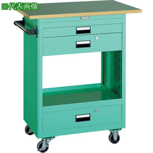 ■TRUSCO スチール製ワゴン(溶接一体構造) ツールワゴン 600×400×H880 浅1深2引出 天板付 ホワイト〔品番:NTS612TW〕【4846541:0】[法人・事業所限定][直送元][店頭受取不可]