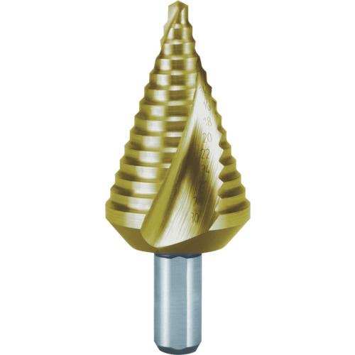 ■RUKO 2枚刃スパイラルステップドリル 30mm チタン 短尺〔品番:101063T〕【4863631:0】[店頭受取不可]