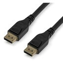 ■StarTech DisplayPort 1.4ケーブル/5m /8K60Hz /VESA認証/ブラック〔品番:DP14MM5M〕【4928243:0】[法人...