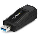 ■StarTech LANアダプター/USB 3.0/1x RJ45/10/100/1000 Mbps/ケーブルレス〔品番:USB31000NDS〕【49298...