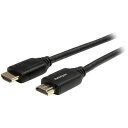 ■StarTech HDMI 2.0ケーブル/2m/4K60Hz/プレミアム認証/オス・オス/BK〔品番:HDMM2MP〕【4932959:0】[法人・事業所限...
