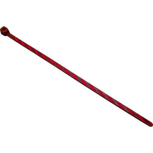 ■PANDUIT ストライプナイロン結束バンド 茶/赤 (50本入)〔品番:PLT1ML12〕【4962346:0】[店頭受取不可]