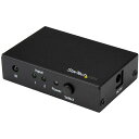 ■StarTech ビデオスイッチャー/HDMI/2入力1出力/4K60Hz/7.1chオーディオ〔品番:VS221HD20〕【4975424:0】[法人・事業...