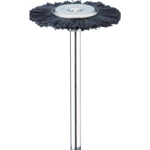 ■Minimo 毛ブラシ ホイール 豚毛 ハード φ25 (10本入)〔品番:FC1006〕【4991583:0】[店頭受取不可]