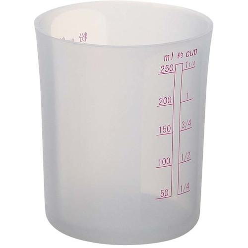 ■EBM シリコン計量カップ 250ml No.2257〔品番:2967200〕【5005729:0】[送料別途見積り][掲外取寄][店..