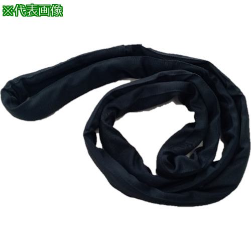 ■TESAC ブルースリングソフトブラックN形(エンドレスタイプ)荷重0.5t 全長3.5m〔品番:TBSNBK0.5TX3.5M〕【5021363:0】[送料別途見積り][法人・事業所限定][外直送][店頭受取不可]