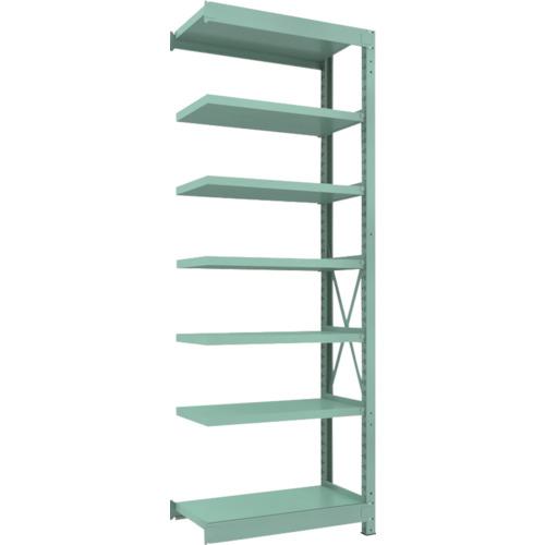 ■TRUSCO 中量ボルト式棚 R3型 W900×D450×H2400 7段 連結〔品番:R38357B〕【5048541:0】[法人・事業所限..