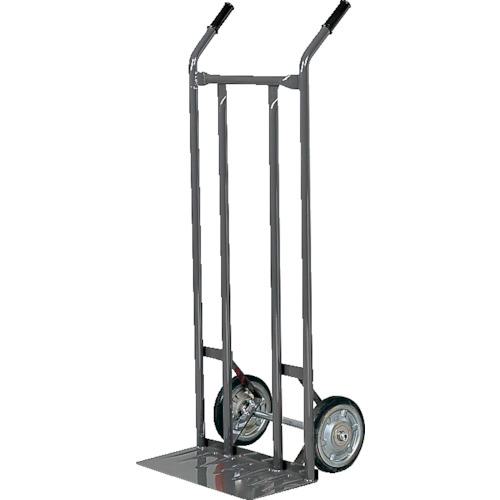 ■TRUSCO スチールパイプ製二輪車 均等荷重200kg H1210 すくい板205×470〔品番:2011〕【5054923:0】[送料別途見積り][店頭受取不可]