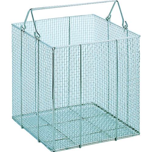 ■サンワ ステンレス角型洗浄カゴ特大〔品番:SK40〕【5056918:0】[店頭受取不可]