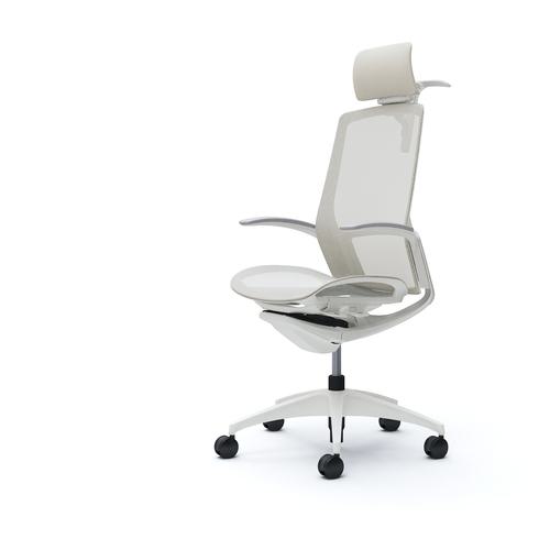 ■OKAMURA フィノラチェア EXハイバック 座メッシュ 〔品番:C74BWWF1E2〕【5066050:0】[送料別途見積り]..