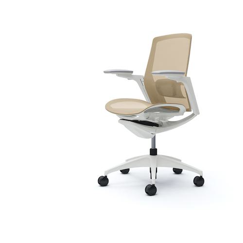 ■OKAMURA フィノラチェア ミドルバック 座メッシュ 〔品番:C781WZF1E7〕【5067788:0】[送料別途見積り]..