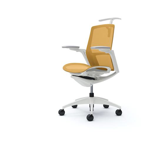 ■OKAMURA フィノラチェア ミドルバック 座メッシュ 〔品番:C782WWF1F9〕【5067816:0】[送料別途見積り][法人・事業所限定][外直送][店頭受取不可]