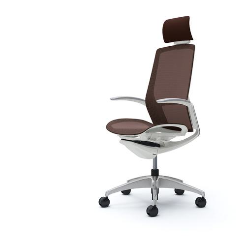 ■OKAMURA フィノラチェア EXハイバック 座メッシュ 〔品番:C74ABWF1E8〕【5070873:0】[送料別途見積り]..