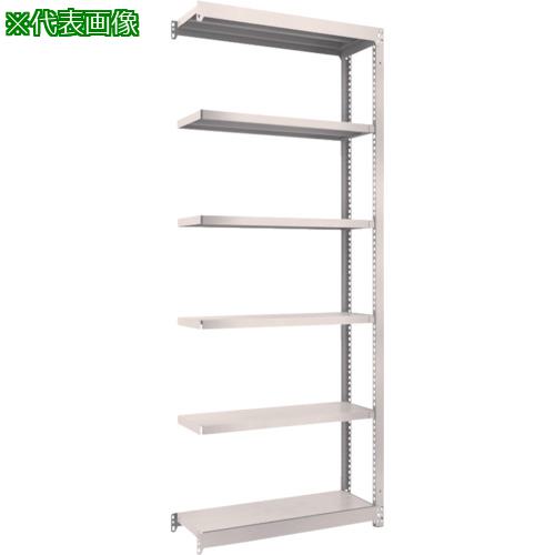 ■TRUSCO スチールラック M1.5型軽中量棚 860×295×H2100 6段連結 ネオグレー〔品番:M1.57336B〕【5083931:0】[直送DS][店頭受取不可]