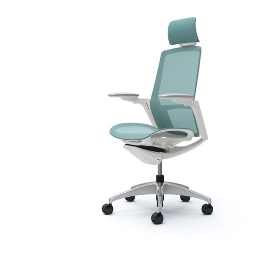 ■OKAMURA フィノラチェア EXハイバック 座メッシュ 〔品番:C78ACWF1E6〕【5086840:0】[送料別途見積り][法人・事業所限定][外直送][店頭受取不可]