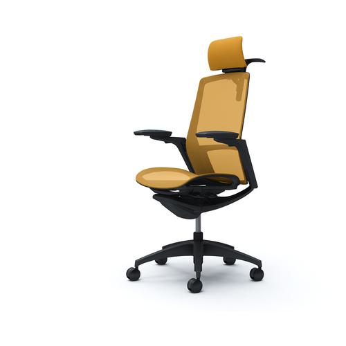 ■OKAMURA フィノラチェア EXハイバック 座メッシュ 〔品番:C78BMRF1F9〕【5087551:0】[送料別途見積り][法人・事業所限定][外直送][店頭受取不可](3)