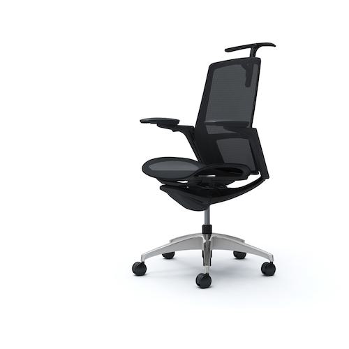 ■OKAMURA フィノラチェア ハイバック 座メッシュ 〔品番:C786BRF1E1〕【5087978:0】[送料別途見積り][法人・事業所限定][外直送][店頭受取不可]