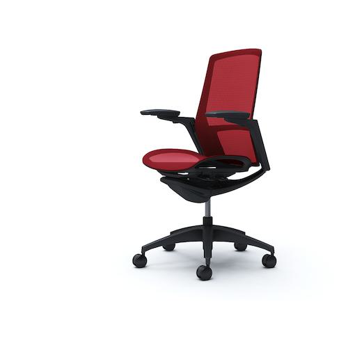 ■OKAMURA フィノラチェア ハイバック 座メッシュ 〔品番:C785MRF1E9〕【5088520:0】[送料別途見積り][法人・事業所限定][外直送][店頭受取不可]