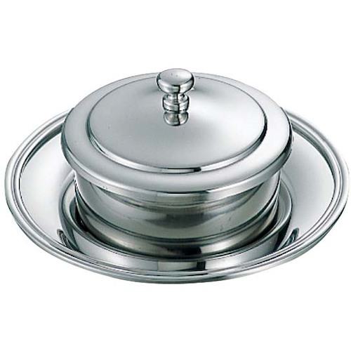 ■EBM UK 18-8 渕巻 バターディッシュ〔品番:1967600〕【5090360:0】[送料別途見積り][掲外取寄][店頭受取不可]