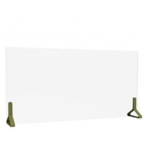 ■アールエフヤマカワ PINZO アクリル衝立 W1200×H600 カラー脚〔品番:PPL1260ACOV〕【5090684:0】[法人..