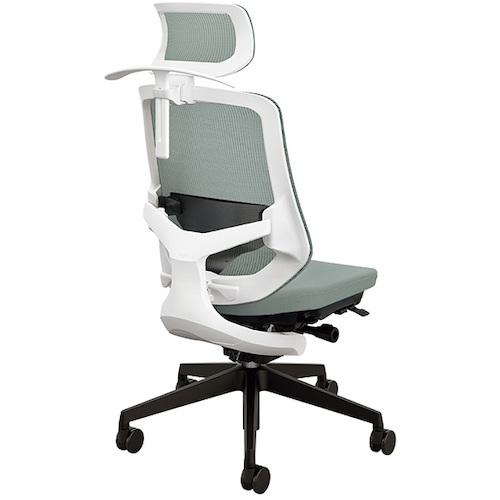 ■NAIKI 事務用チェア〔品番:SLEN514FHBPAT〕【5091366:0】[送料別途見積り][法人・事業所限定][外直送][店頭受取不可]