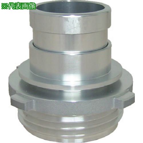 ■IWA 媒介金具 アルミ製 消防ネジ男×消防ネジ男(スロッター)〔品番:12NMM7565AS〕【5092829:0】[送料別..