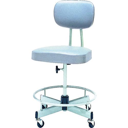 ■ノーリツ 製図用チェア ビニールレザー グレー〔品番:T17〕【5093091:0】[店頭受取不可]