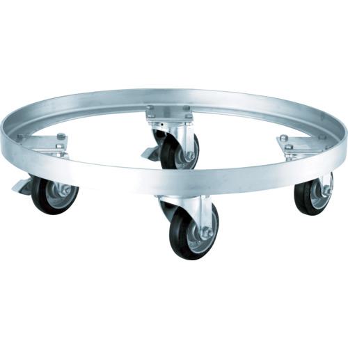 ■MONOVATE タンク運搬用ステンレス台車 SSゴム車 適用サイズ565・565H〔品番:KM565〕【5096278:0】[店..