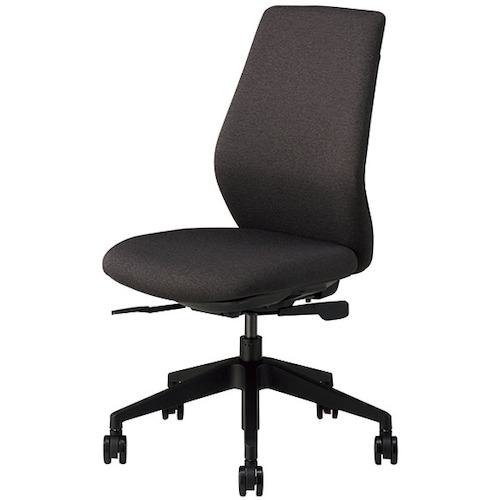 ■NAIKI ワークチェアー(肘なし) NCE型/背・座:ダークグレー/布張り〔品番:NCE512FDGL〕【5100849:0】[送料別途見積り][法人・事業所限定][外直送][店頭受取不可]