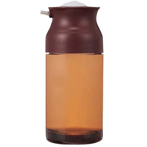 ■EBM プッシュワンW しょう油差し PU-10 ブラウン 140ml〔品番:1545640〕【5102991:0】[送料別途見積り..