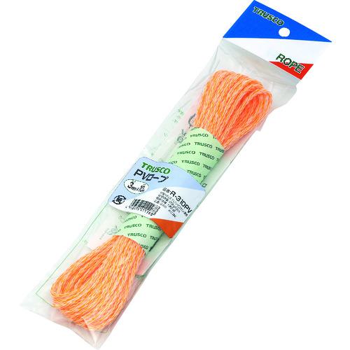 ■TRUSCO PVロープ 3つ打 線径3mmX長さ10m〔品番:R310PV〕【5112834:0】[店頭受取不可]