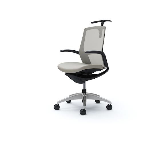 ■OKAMURA フィノラチェア ミドルバック 座クッション 〔品番:C744ARF1G3〕【5120340:0】[送料別途見積り][法人・事業所限定][外直送][店頭受取不可]