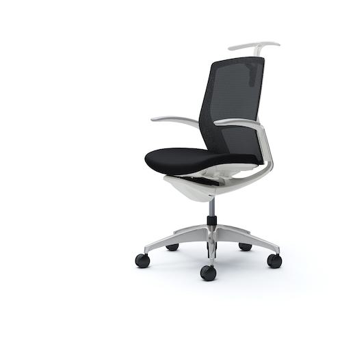 ■OKAMURA フィノラチェア ミドルバック 座クッション 〔品番:C744BWF1G1〕【5123473:0】[送料別途見積..