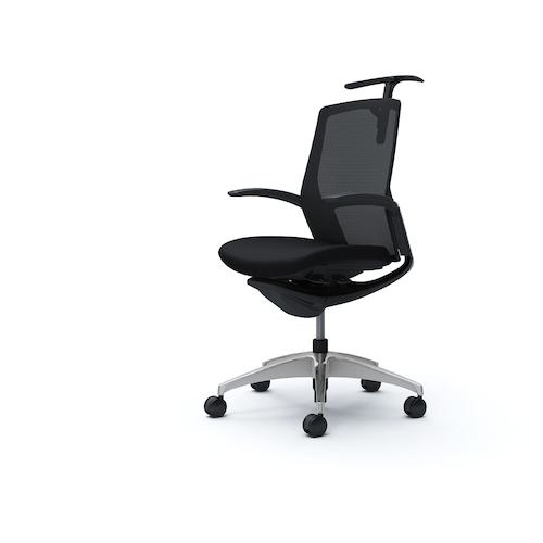 ■OKAMURA フィノラチェア ミドルバック 座クッション 〔品番:C744BRF1G1〕【5126586:0】[送料別途見積り][法人・事業所限定][外直送][店頭受取不可]