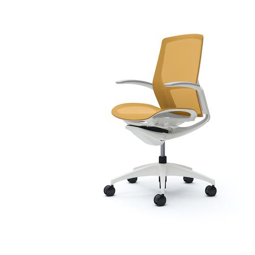 ■OKAMURA フィノラチェア ミドルバック 座メッシュ 〔品番:C741WWF1F9〕【5129670:0】[送料別途見積り][法人・事業所限定][外直送][店頭受取不可]