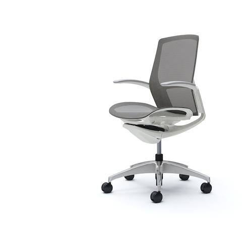 ■OKAMURA フィノラチェア ミドルバック 座メッシュ 〔品番:C741CWF1F2〕【5134390:0】[送料別途見積り][法人・事業所限定][外直送][店頭受取不可]