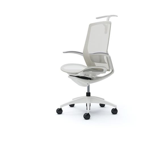 ■OKAMURA フィノラチェア ハイバック 座メッシュ 〔品番:C746WZF1E2〕【5134572:0】[送料別途見積り][法人・事業所限定][外直送][店頭受取不可]