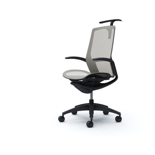 ■OKAMURA フィノラチェア ハイバック 座メッシュ 〔品番:C746MRF1E3〕【5136098:0】[送料別途見積り][法人・事業所限定][外直送][店頭受取不可]